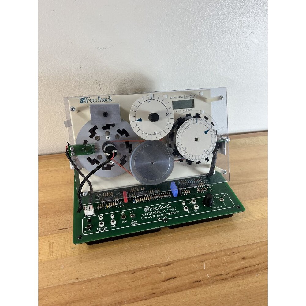 Feedback Mechanical Unit Control & Instrumentation 33-100, learning and training